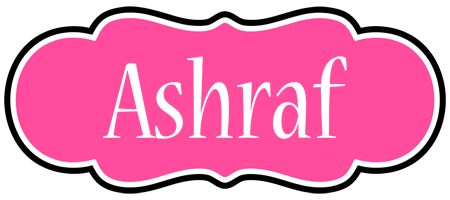 Ashraf invitation logo