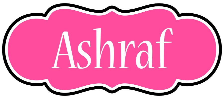 Ashraf invitation logo
