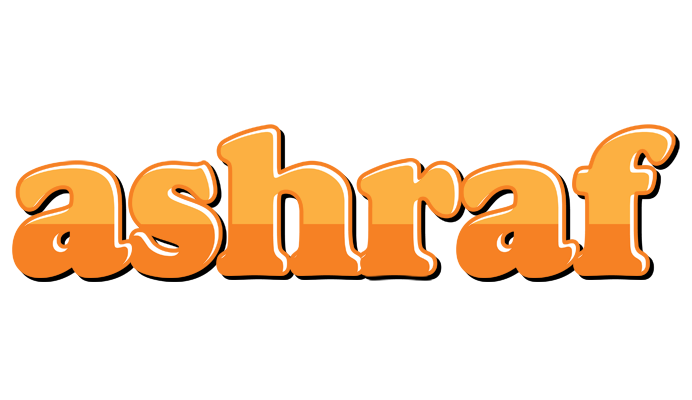Ashraf orange logo