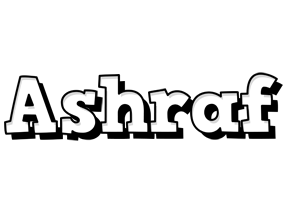 Ashraf snowing logo