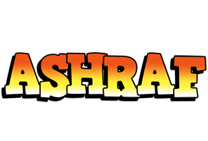 Ashraf sunset logo