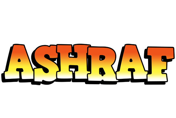 Ashraf sunset logo