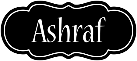 Ashraf welcome logo