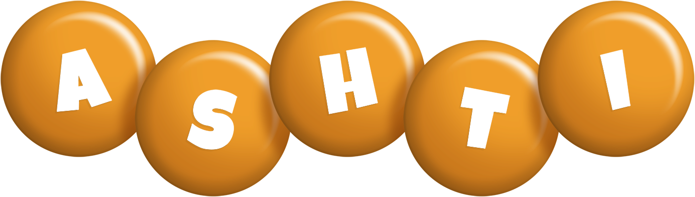 Ashti candy-orange logo