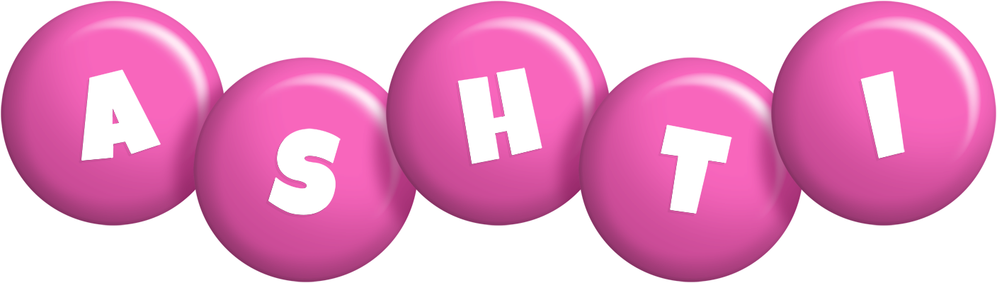 Ashti candy-pink logo