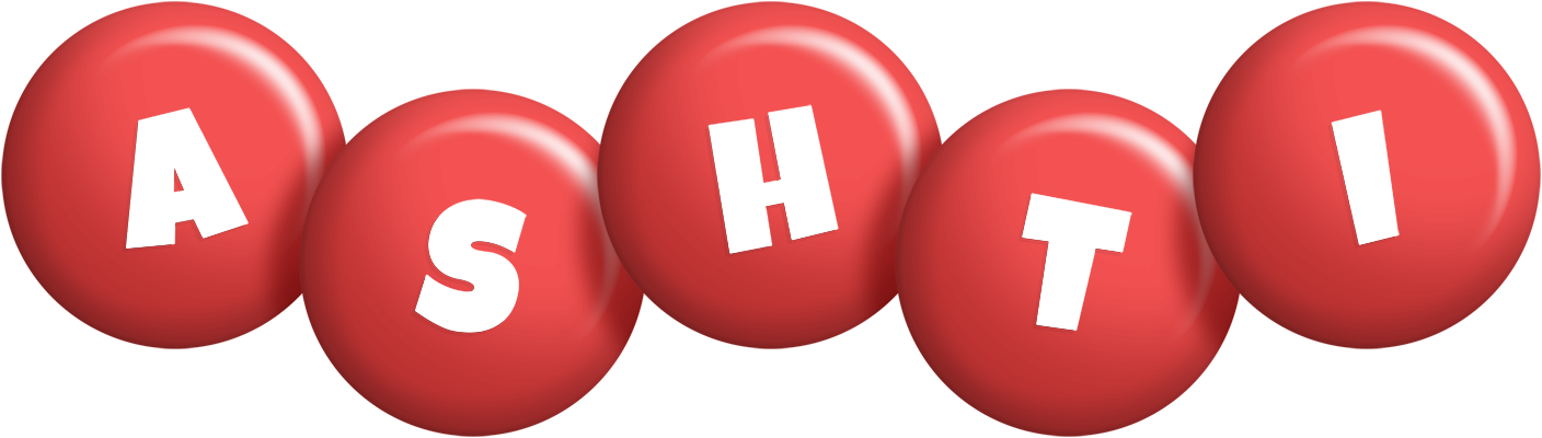 Ashti candy-red logo