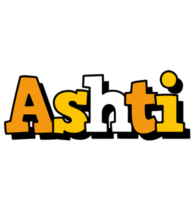 Ashti cartoon logo