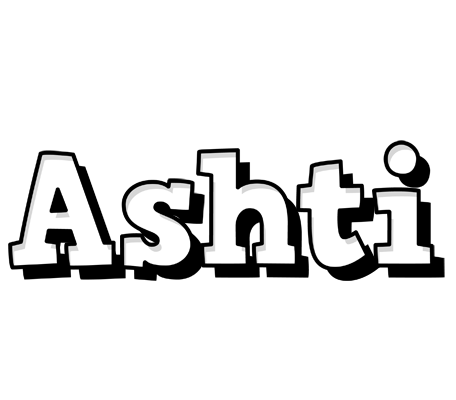 Ashti snowing logo