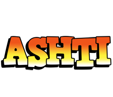 Ashti sunset logo