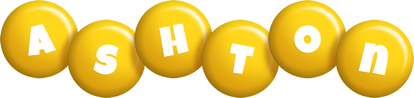 Ashton candy-yellow logo