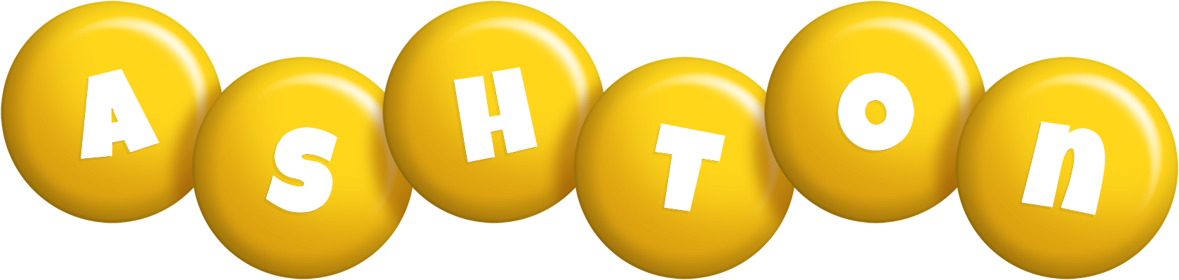 Ashton candy-yellow logo