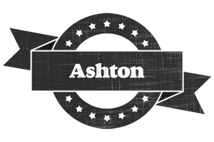 Ashton grunge logo