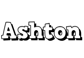 Ashton snowing logo
