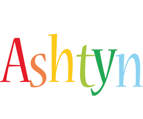 Ashtyn birthday logo