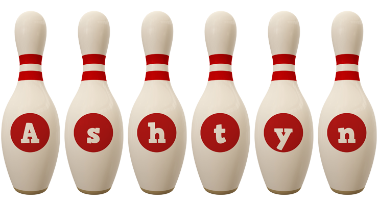 Ashtyn bowling-pin logo