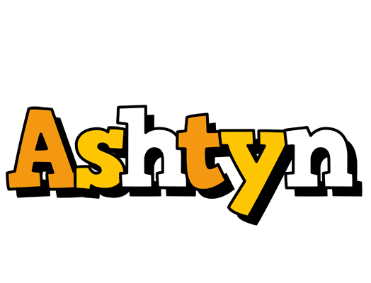 Ashtyn cartoon logo