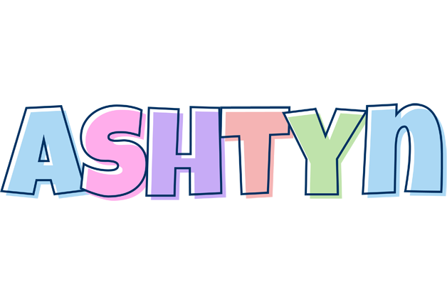 Ashtyn pastel logo