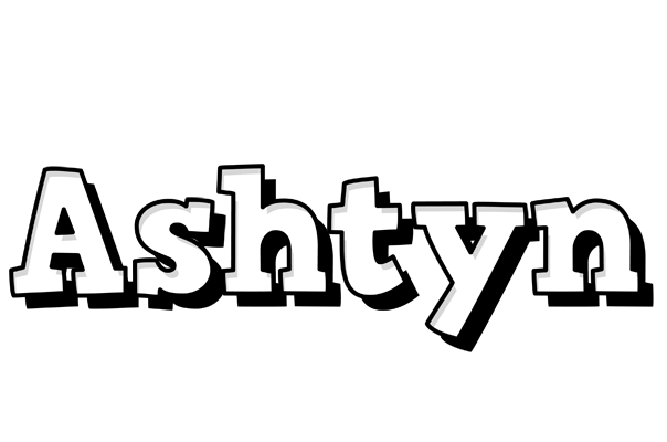 Ashtyn snowing logo