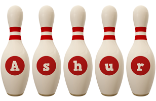 Ashur bowling-pin logo