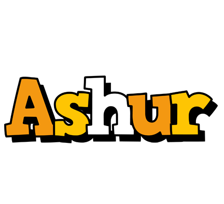 Ashur cartoon logo