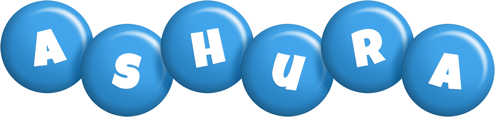 Ashura candy-blue logo