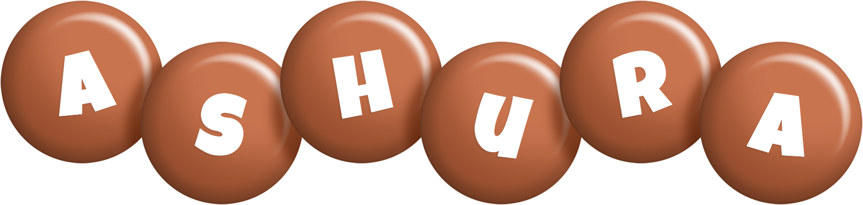 Ashura candy-brown logo
