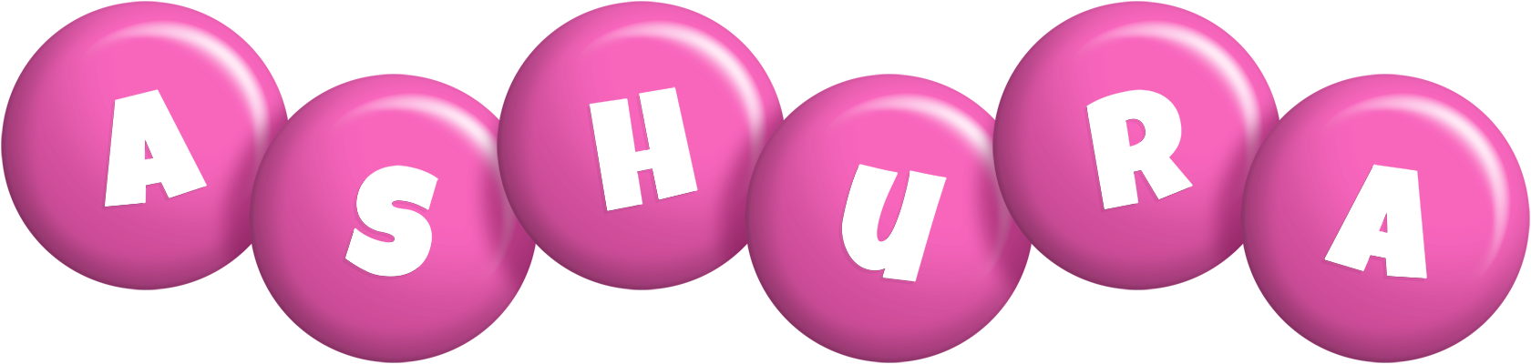 Ashura candy-pink logo