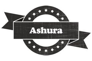 Ashura grunge logo