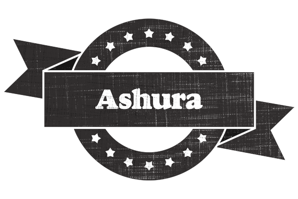 Ashura grunge logo