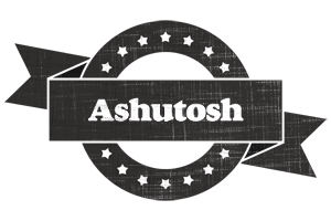 Ashutosh grunge logo