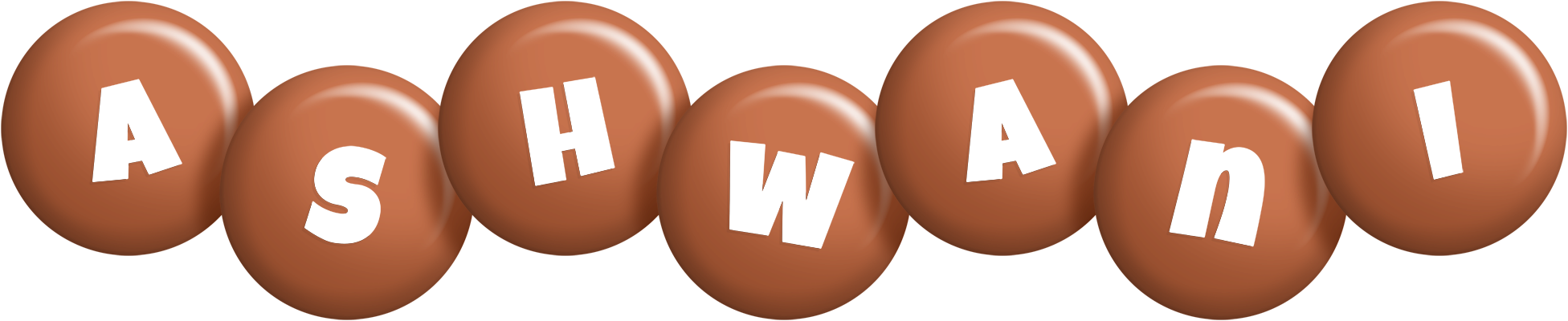 Ashwani candy-brown logo