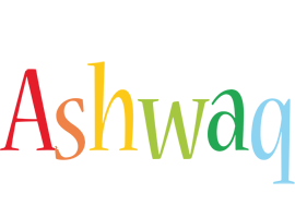 Ashwaq birthday logo