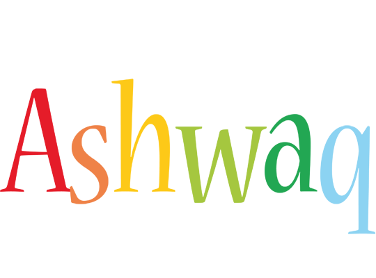 Ashwaq birthday logo