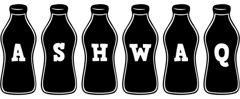 Ashwaq bottle logo