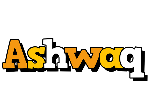 Ashwaq cartoon logo