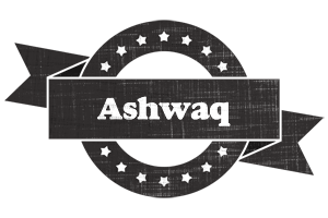 Ashwaq grunge logo