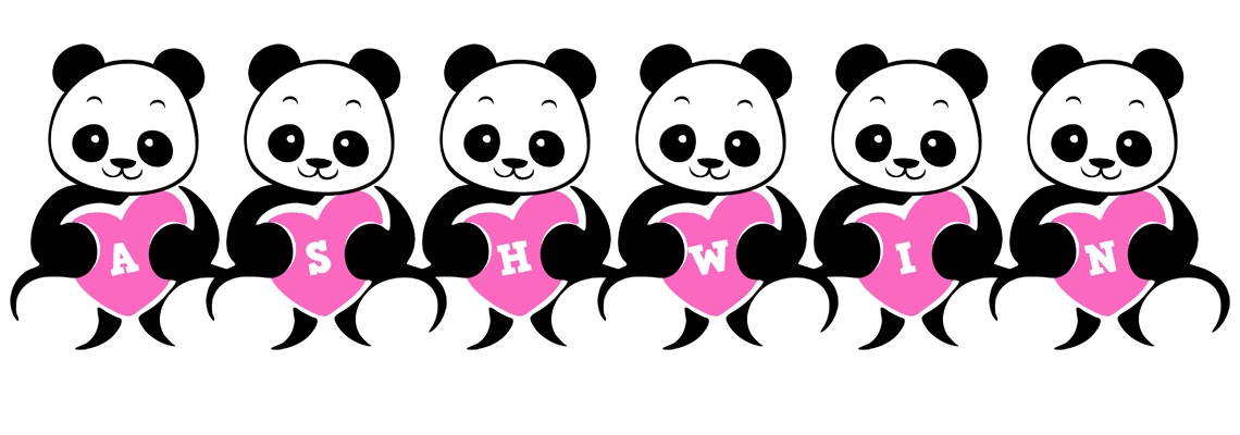 Ashwin love-panda logo