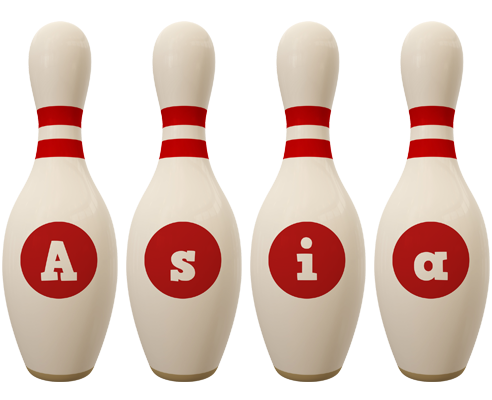 Asia bowling-pin logo