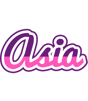 Asia cheerful logo