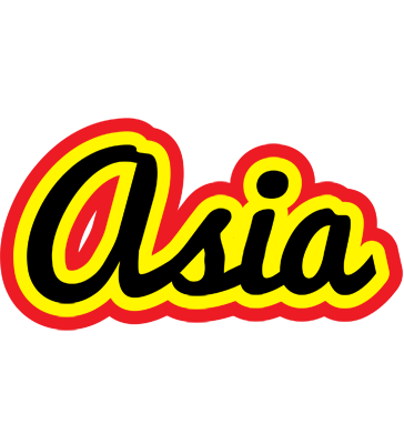 Asia flaming logo