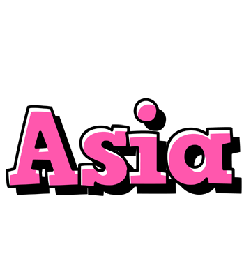 Asia girlish logo