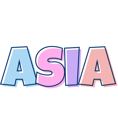 Asia pastel logo