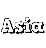 Asia snowing logo