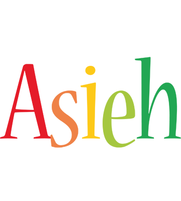 Asieh birthday logo