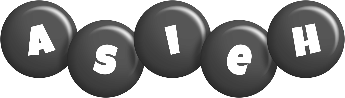 Asieh candy-black logo