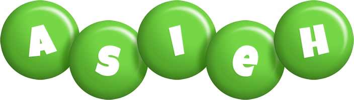 Asieh candy-green logo
