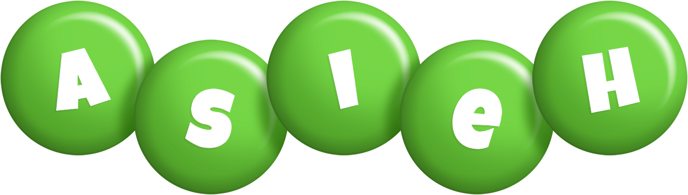 Asieh candy-green logo