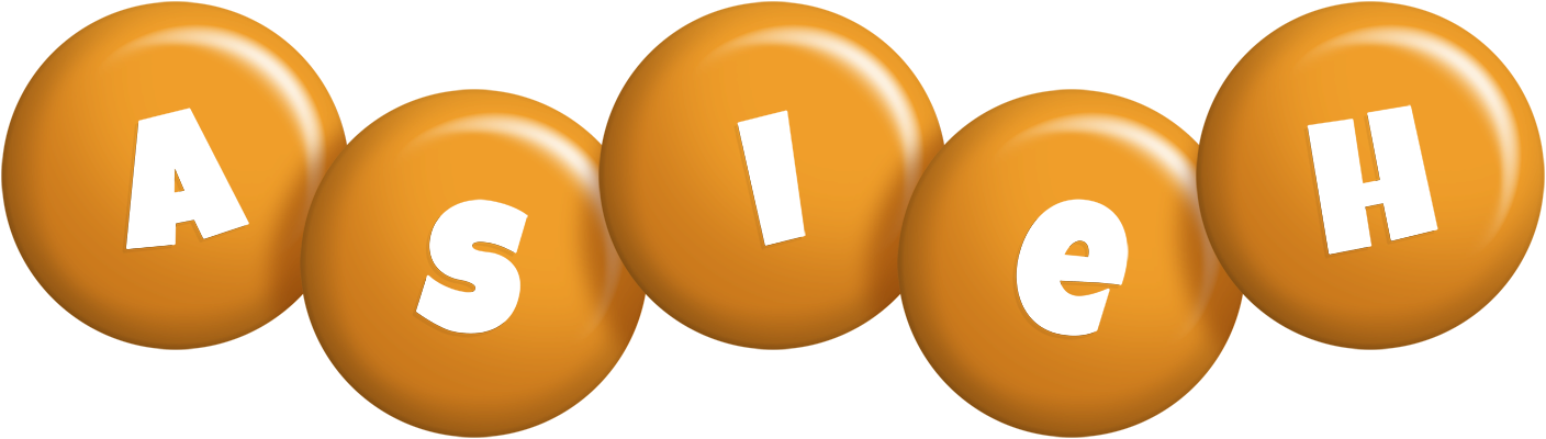 Asieh candy-orange logo