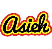 Asieh flaming logo