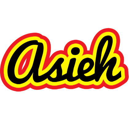 Asieh flaming logo